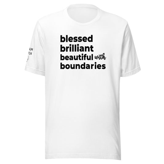 B' All the Things (blessed, brilliant, beautiful with boundaries) Unisex t-shirt